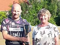 Steve Cookson and Diane Bowes winners of Springhill Hospice Competition